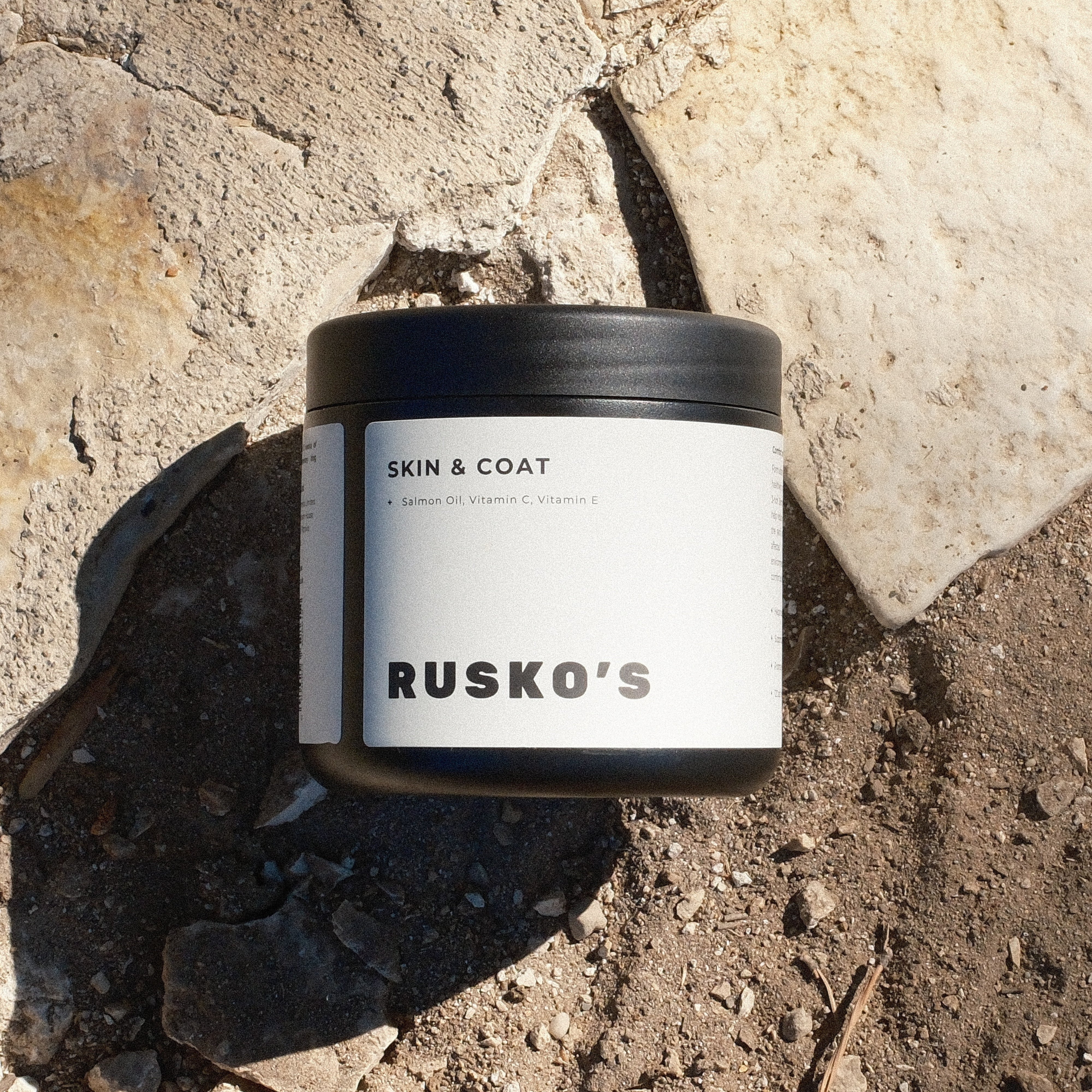 Dog skin and coat supplement chews by RUSKO'S — Skin & Coat formula
