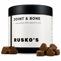RUSKO'S Joint & Bone Chews — dog joint supplement with Glucosamine, MSM and Hyaluronic Acid